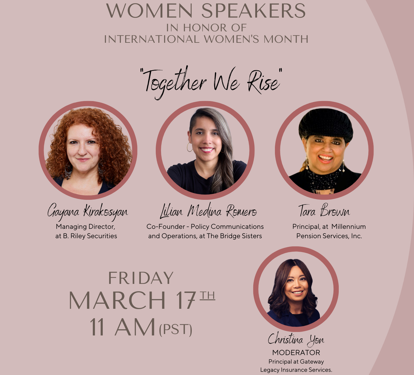 Multicultural Professionals Monthly Gathering – March 17th at 11am (PST)